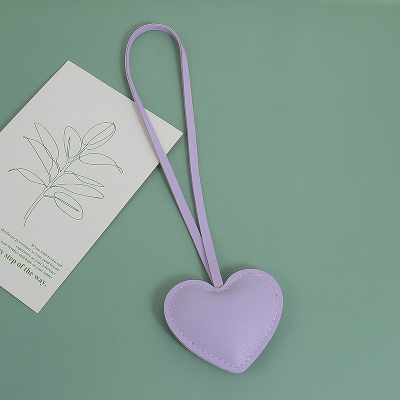 Wholesale Leather Heart-Shaped Hand Strap Keychain