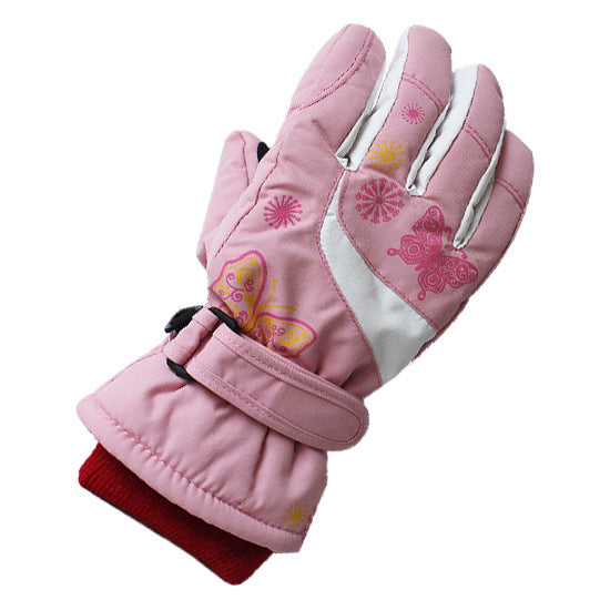 Wholesale of Children's Ski Velvet Gloves