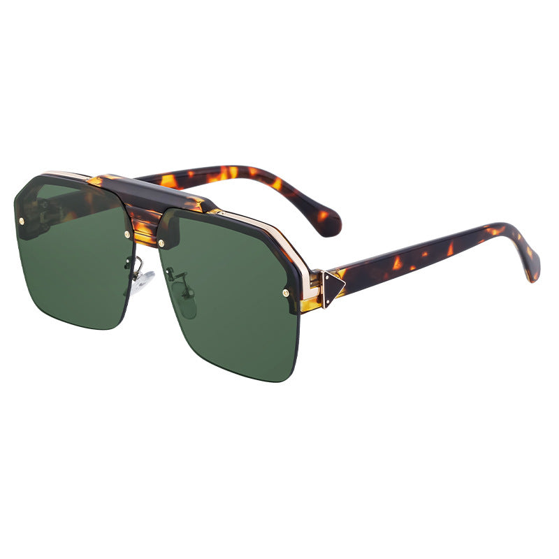 Wholesale Retro Punk Style Large Frame Sunglasses