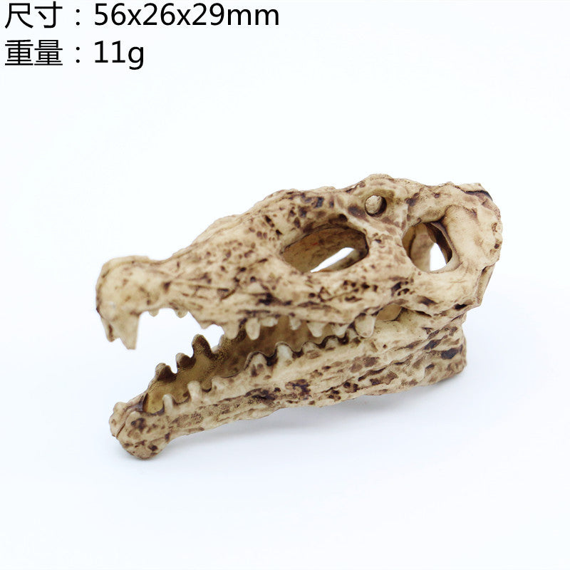 Wholesale Dollhouse1:12 Doll House animal skull horror wall decoration model holiday decoration accessories