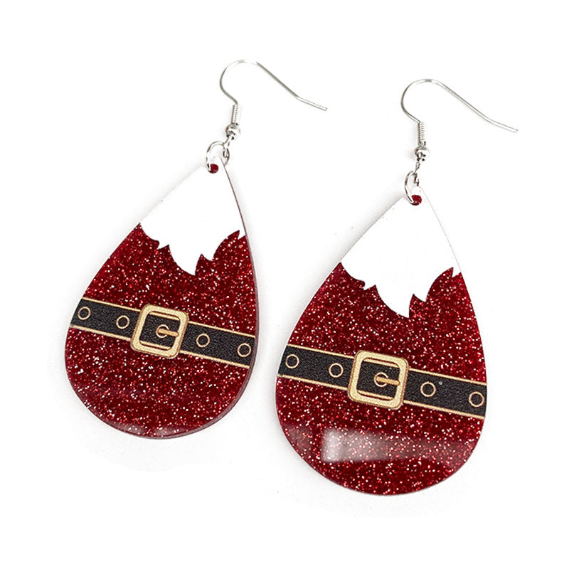 Wholesale Christmas Acrylic Earrings