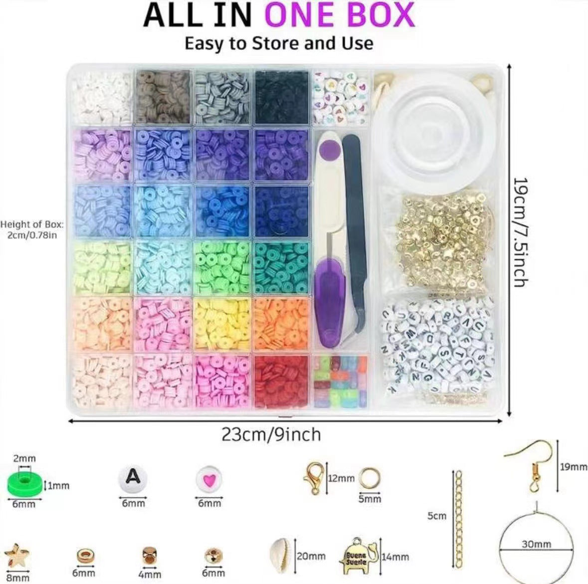 Wholesale DIY puzzle  Beaded 28 Boxed Set of Solid Color Paint Glass Beads DIY Bracelet Necklace Accessories Colorful Small Rice Beads