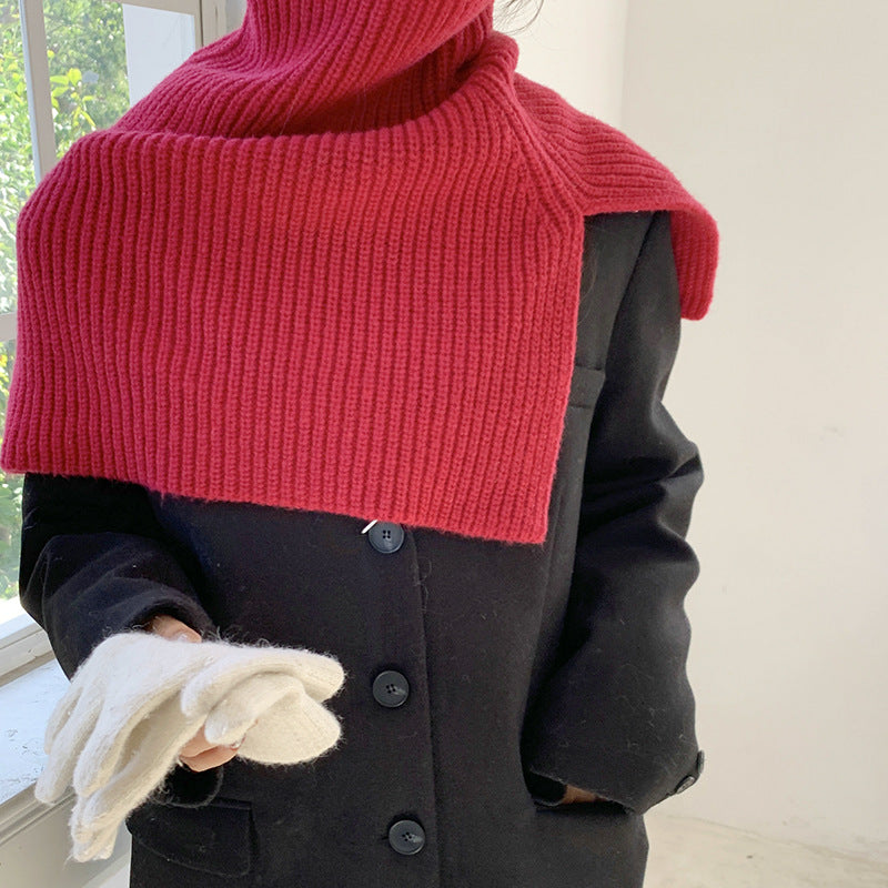Wholesale Winter Fashion with A Pullover and A High Neck Scarf