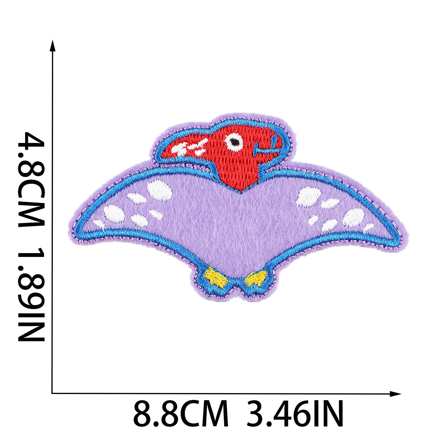 Wholesale Cute Cartoon Dinosaur Embroidery Patch Dino Sew On Applique For Clothing DIY Craft Boutique Resale Gift