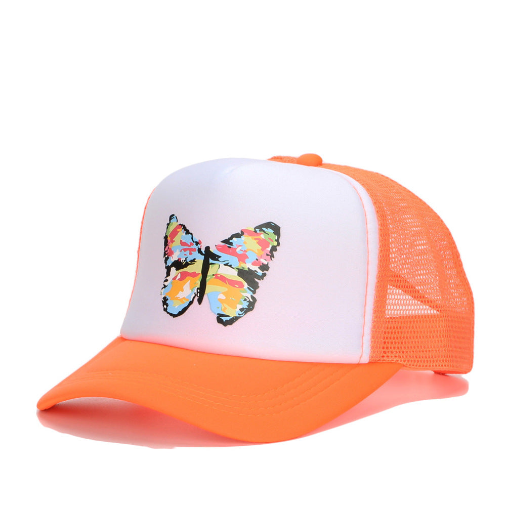 Cape de béisbol de mariposa de malla de poliéster de algodón al por mayor de algodón