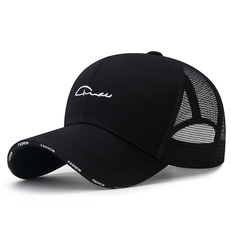 Wholesale Versatile Sun Visor Black and White Casual Baseball Cap