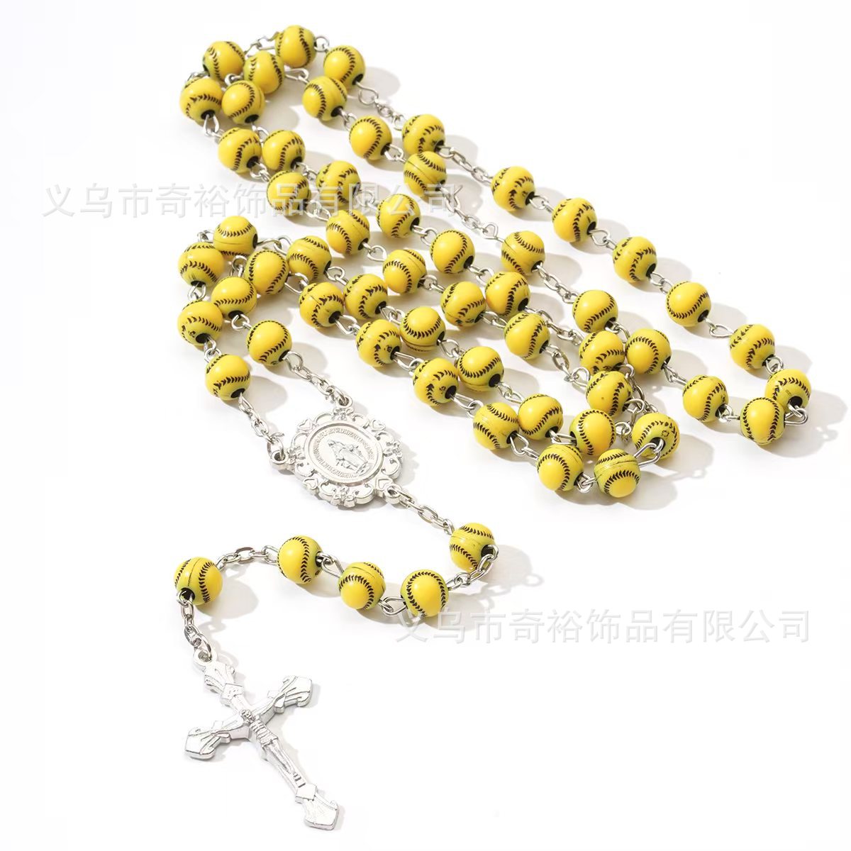 Wholesale 10pcs/pack Cross Rosary Baptism Communion Necklace