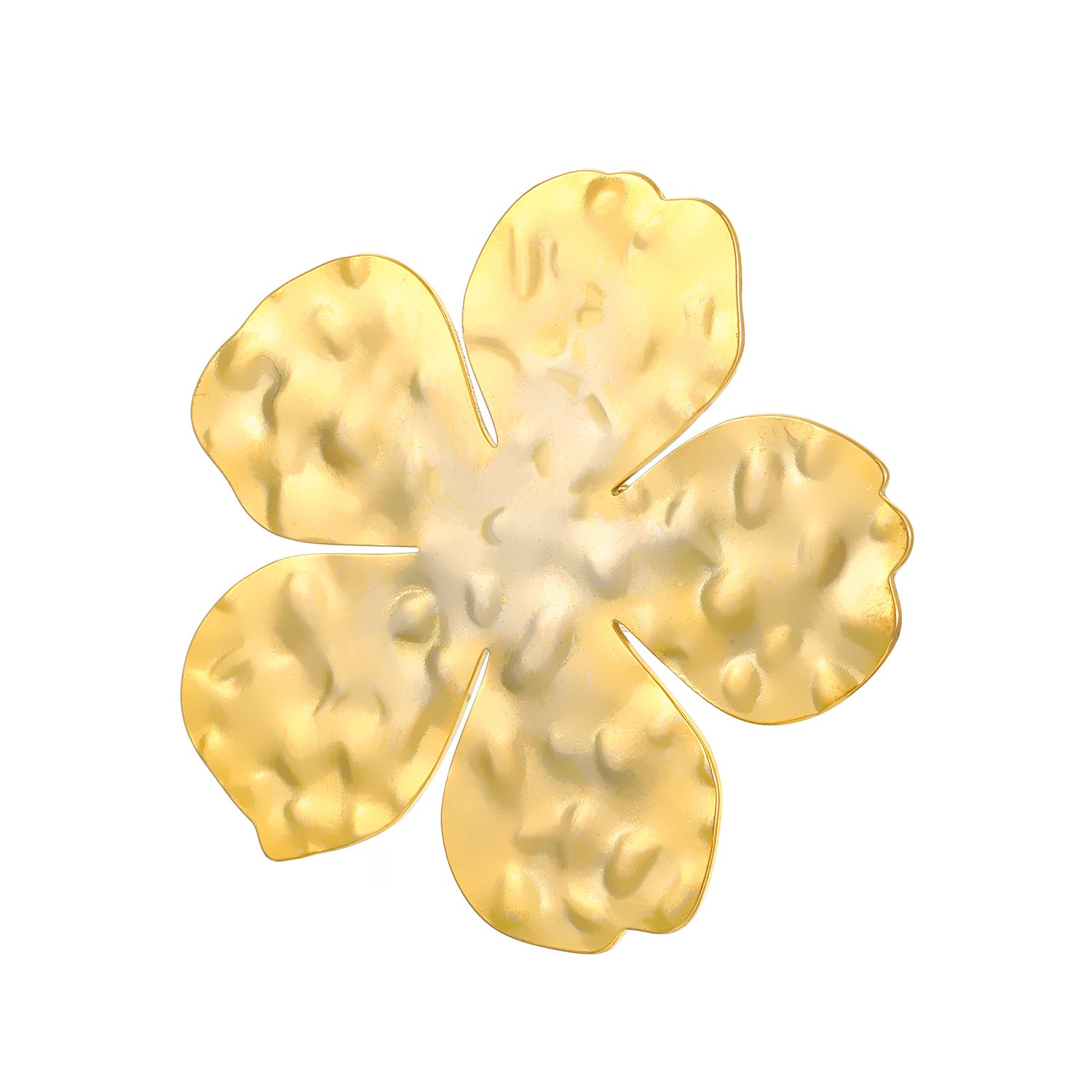 Wholesale  18k Convex and Concave Texture Round Ring Women's Ring