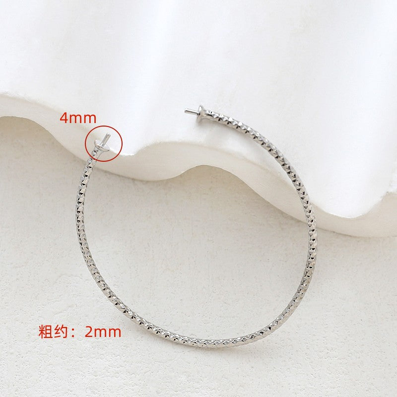 Wholesale Gold-plated Copper DIY Baroque Bracelet Accessory