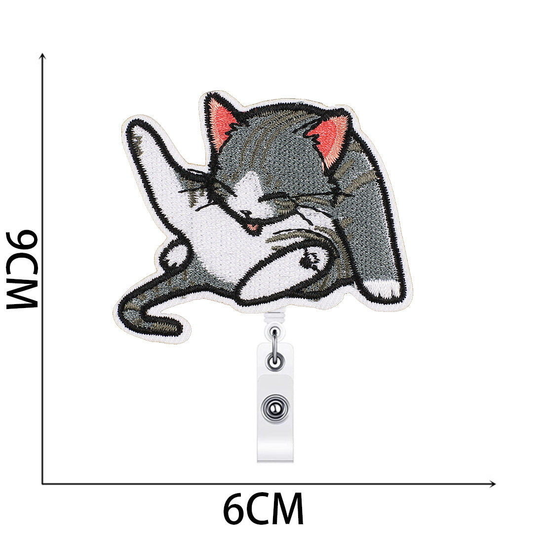Wholesale Xiao Tian kitten easy-pull buckle embroidery cloth stickers