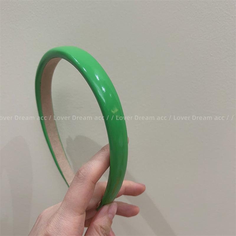 Wholesale Rainbow Candy Color Sweet and Cute Mixed Material Headband