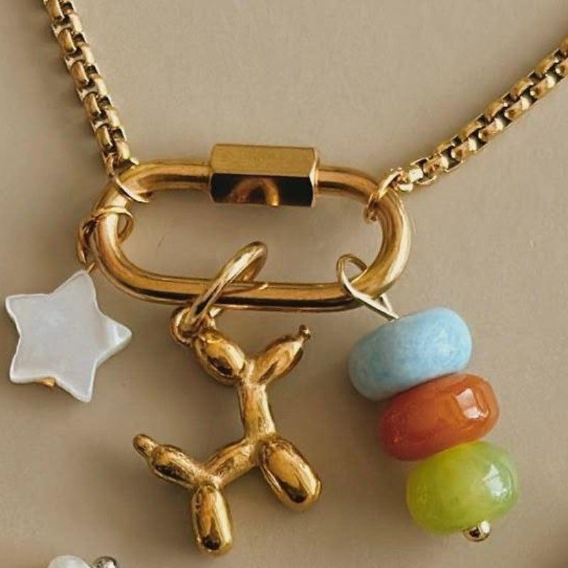 Wholesale Colored 12 Birthday Stones Diy Female Twelve Birthday Stone Cube Colored Zircon Pendant