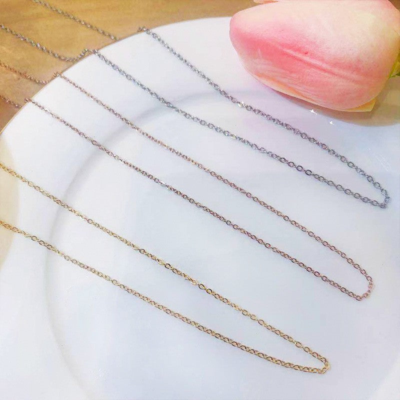 Wholesale Titanium Steel Necklace Women's All-match Sweet Chain Accessories