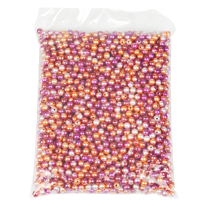 Wholesale 10mm Dual Color Gradient Beads ABS Imitation Pearl DIY Bead Accessories