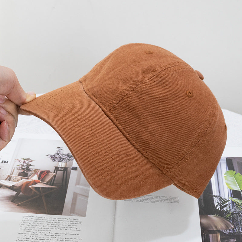 Wholesale Washed solid color street cap