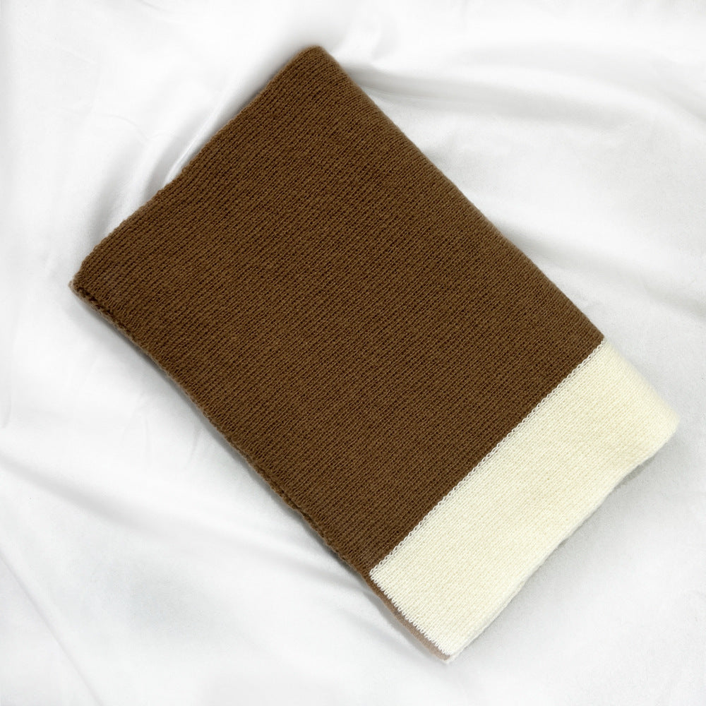 Wholesale Autumn and Winter Long Knitted Acrylic Scarf