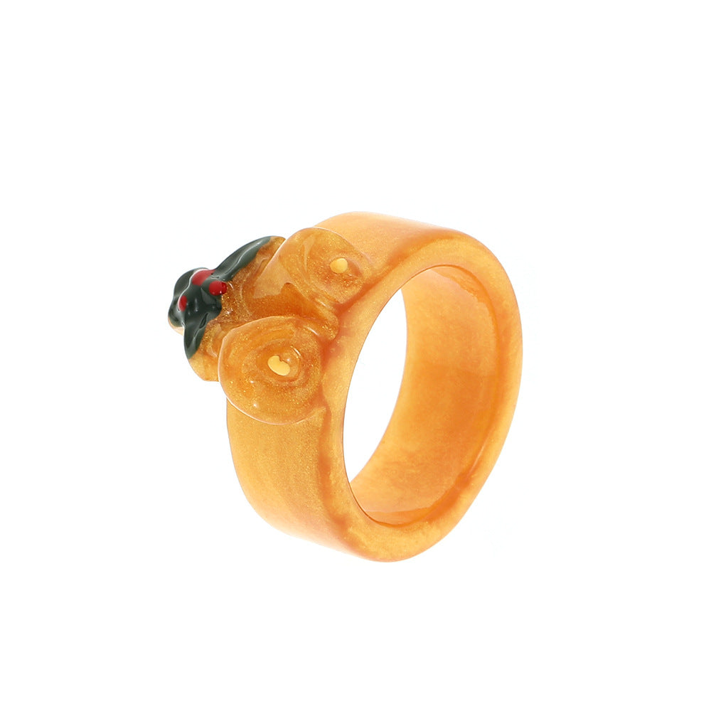 Wholesale Christmas Cartoon Resin Rings