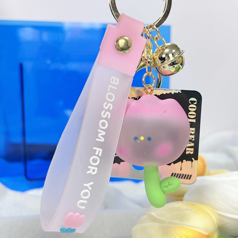 Wholesale Resin Tulip Keychain
