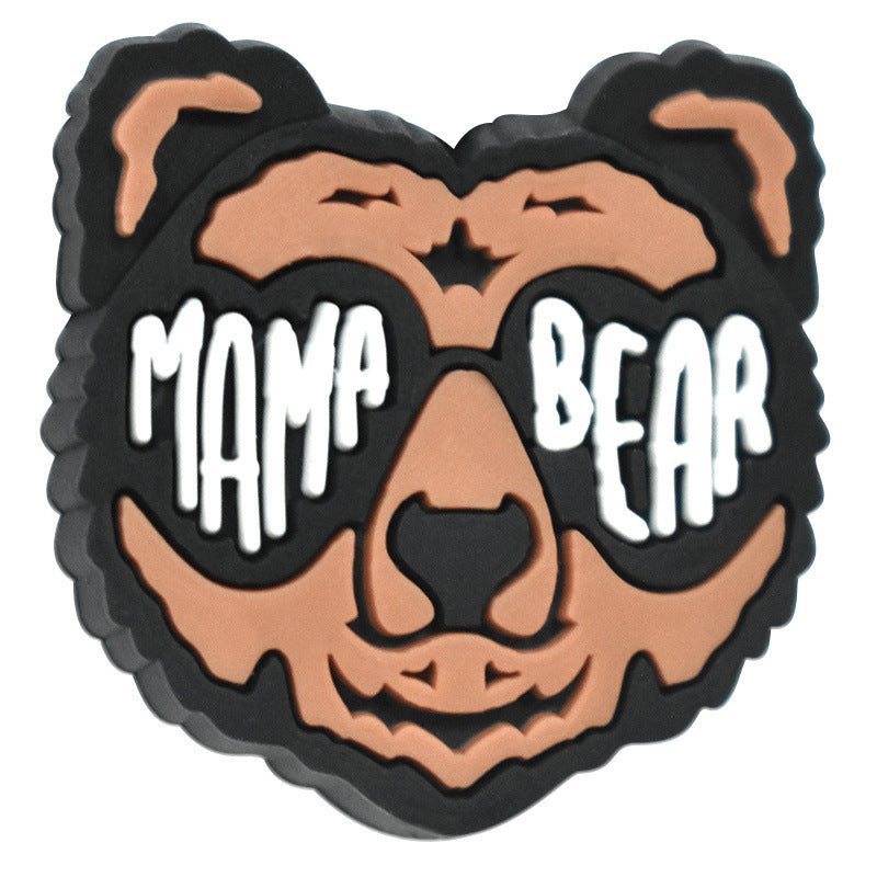 Wholesale Random 100pcs Flower Horror  Phrase Focal Beads