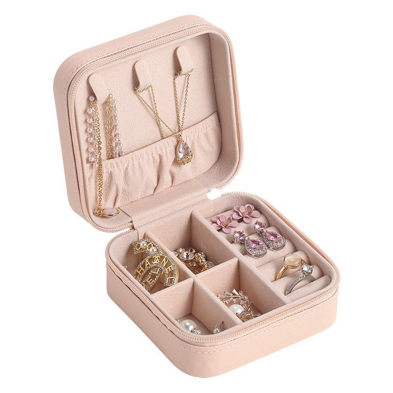Wholesale Jewelry box with flip cover for ring and earring storage