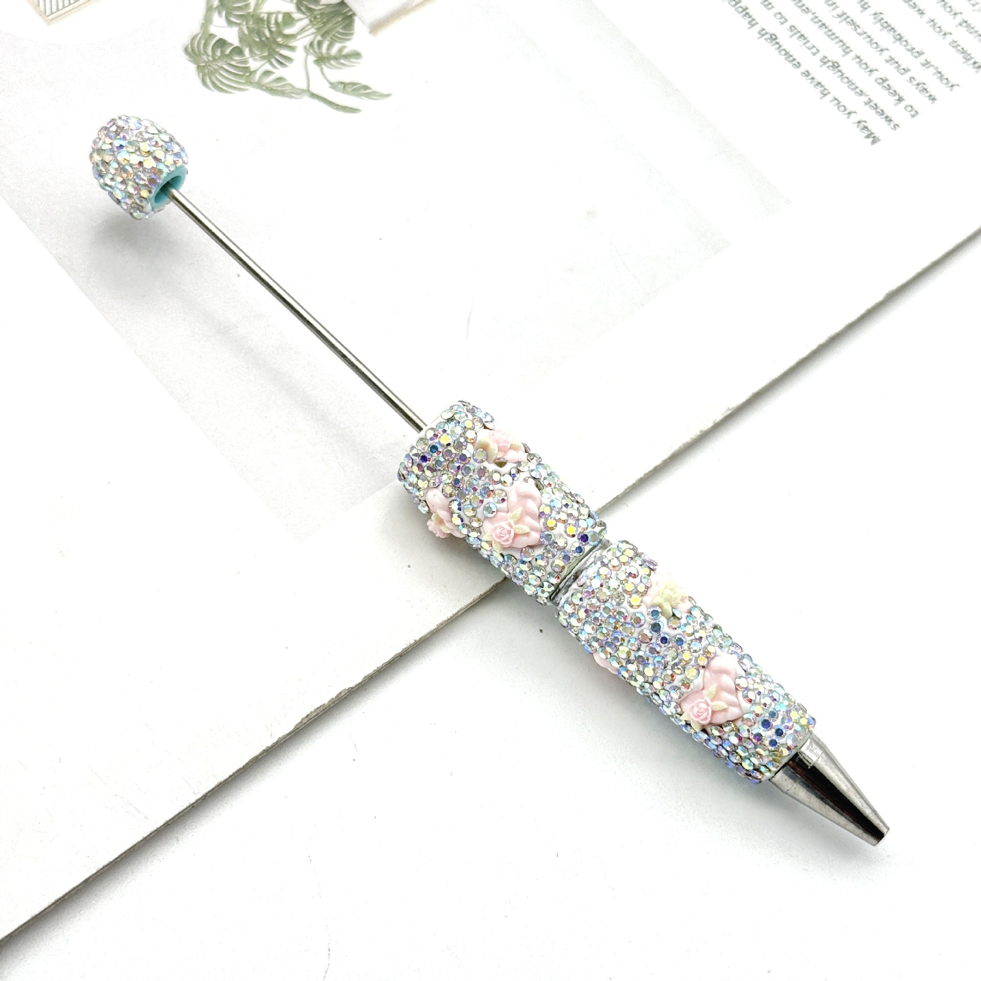 Wholesale Cute Full Diamond Bead Pen  beadable pens