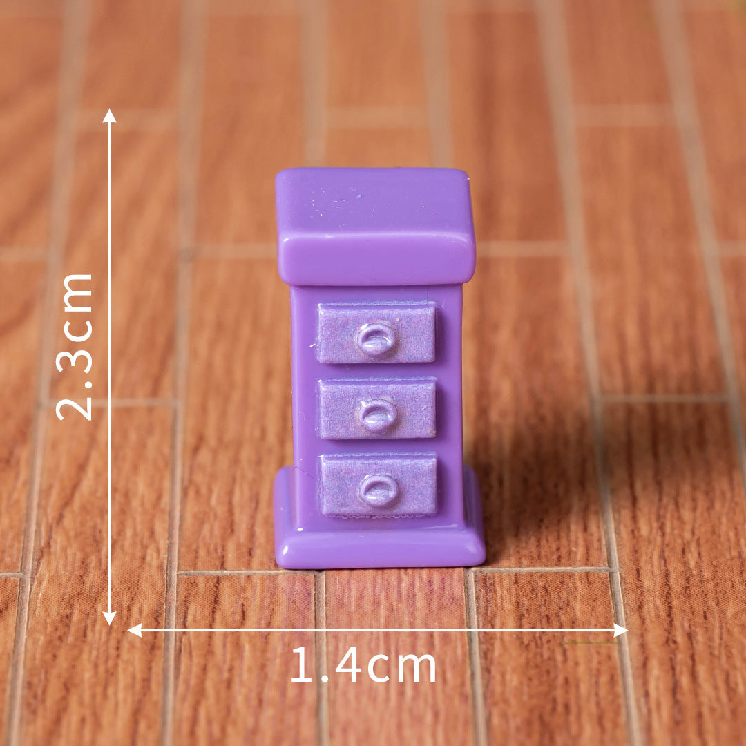 Wholesale  Resin Miniature Dollhouse Furniture For DIY Home Decor And Craft