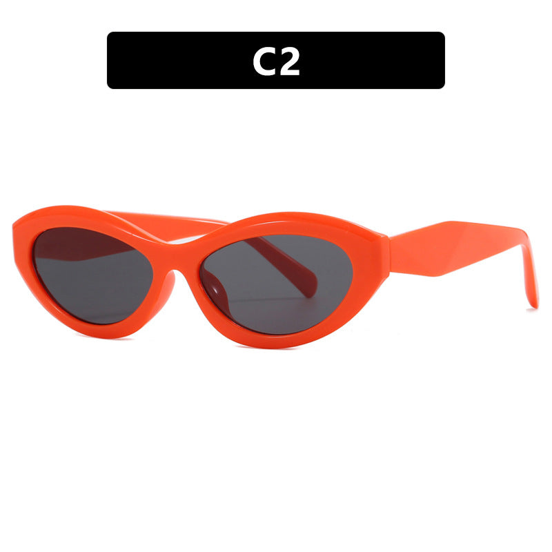 Wholesale Elliptical Small Frame PC Sunglasses