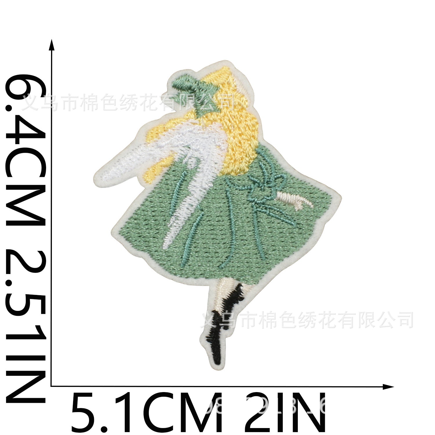 Wholesale Flower Fairy Embroidery Patch With Strawberry Coffee Design Polyester Thread For Clothing Bags Hats Trendy DIY Craft Supply Resale Gift