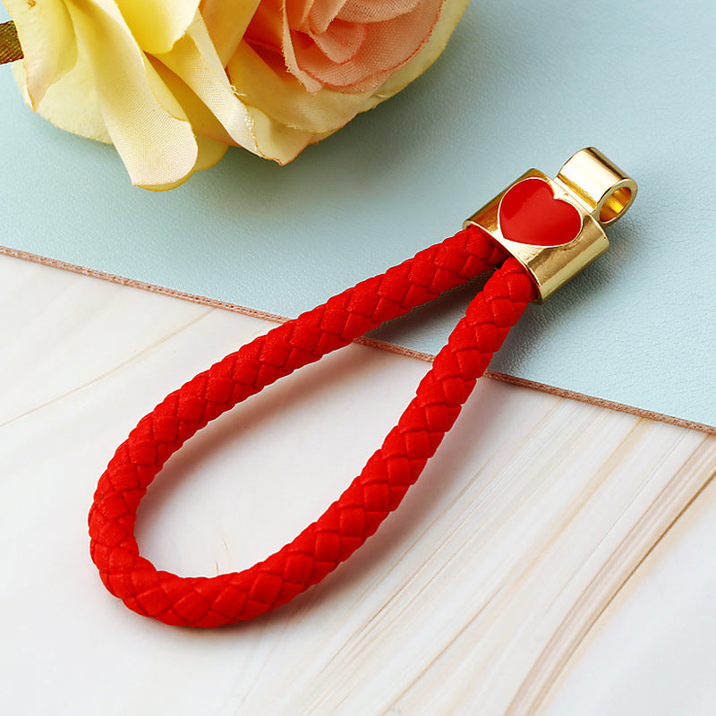 Wholesale Chinese Style Fortune Bucket Keychain Red Zinc Alloy Cornucopia Car Key Ring Decorative Bag Charm Gift