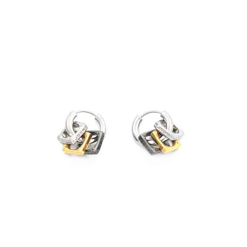 Wholesale Retro Trendy Cool Personality Design Sense Earrings