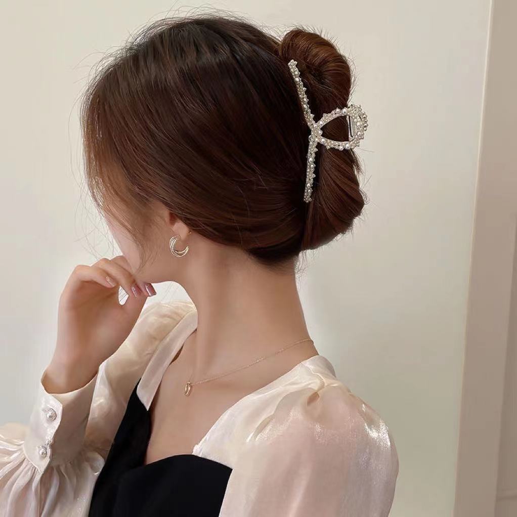 Wholesale Alloy Pearl Cross Pearl Clip