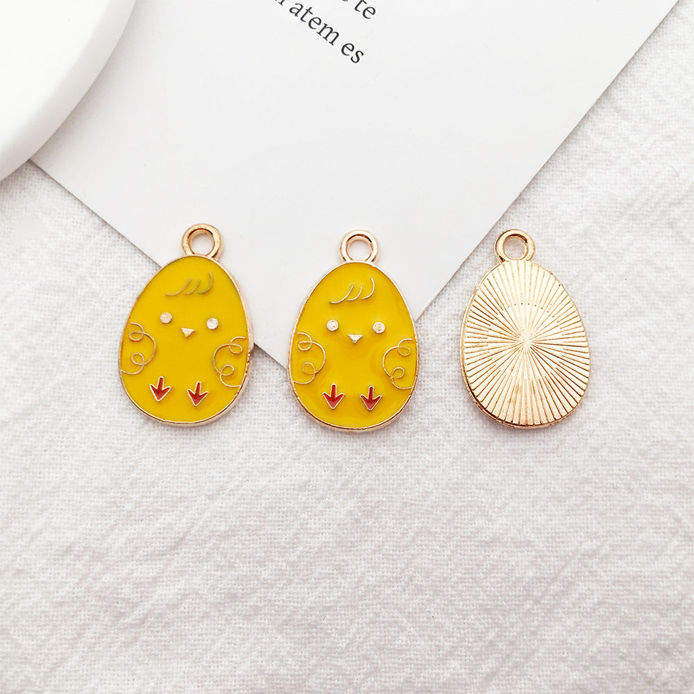 Wholesale Easter Egg Alloy Keychain Accessories