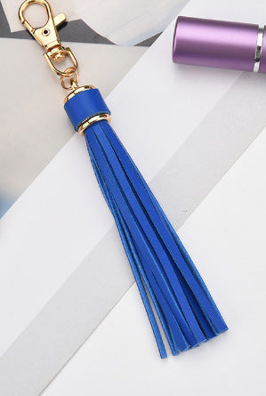 Wholesale Tassel Leather Braided Keychain