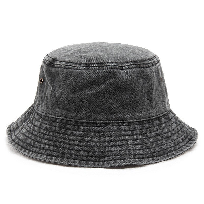 Wholesale Retro Washed Denim Bucket Hat