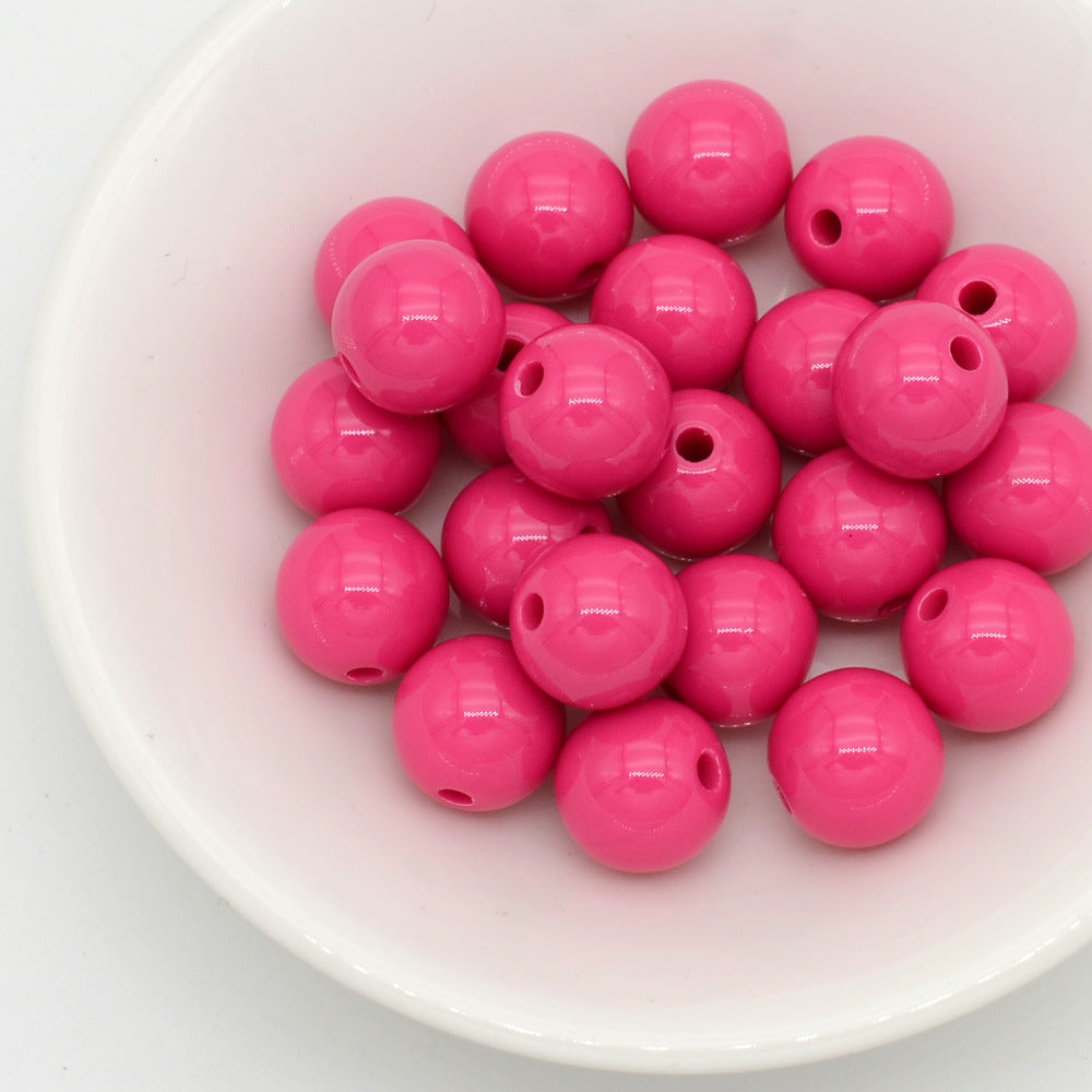 Wholesale Acrylic Iridescent Round Beads 8Mm Mixed Colors DIY Jewelry Making Fashion Accessory Craft Supply For Gifts