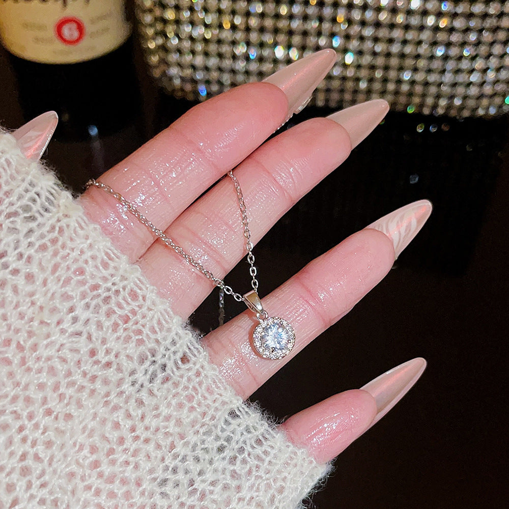 Wholesale Titanium Steel Necklace Women's All-match Sweet Chain Accessories