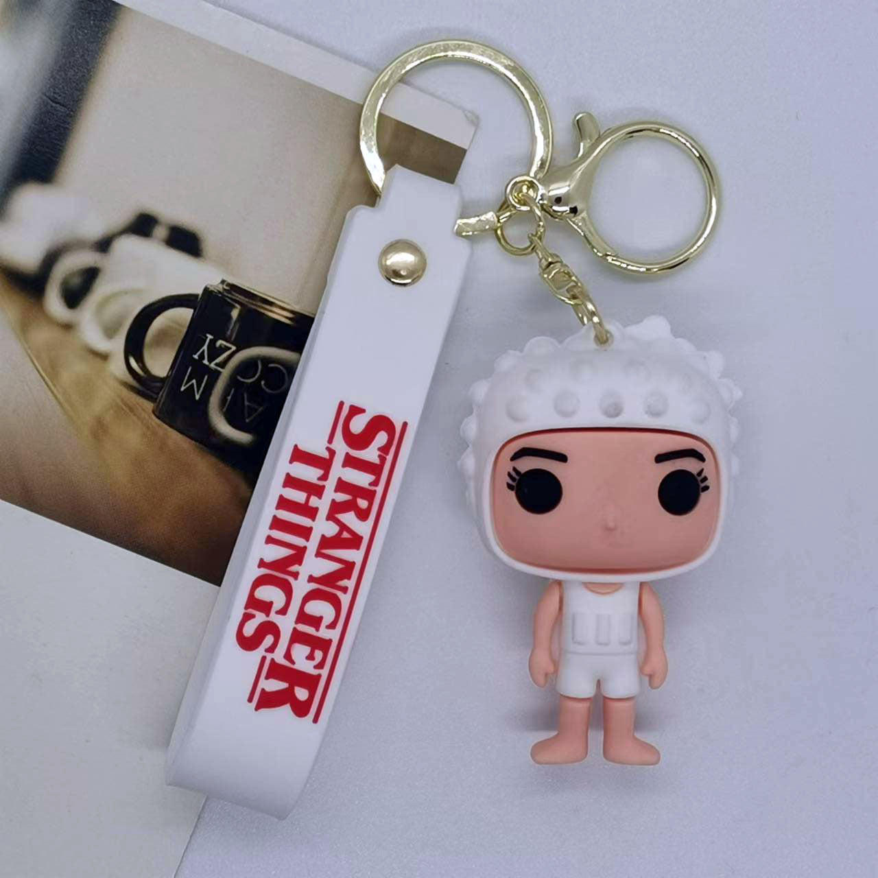 Wholesale Creative Cartoon Character Doll  PVC Keychain