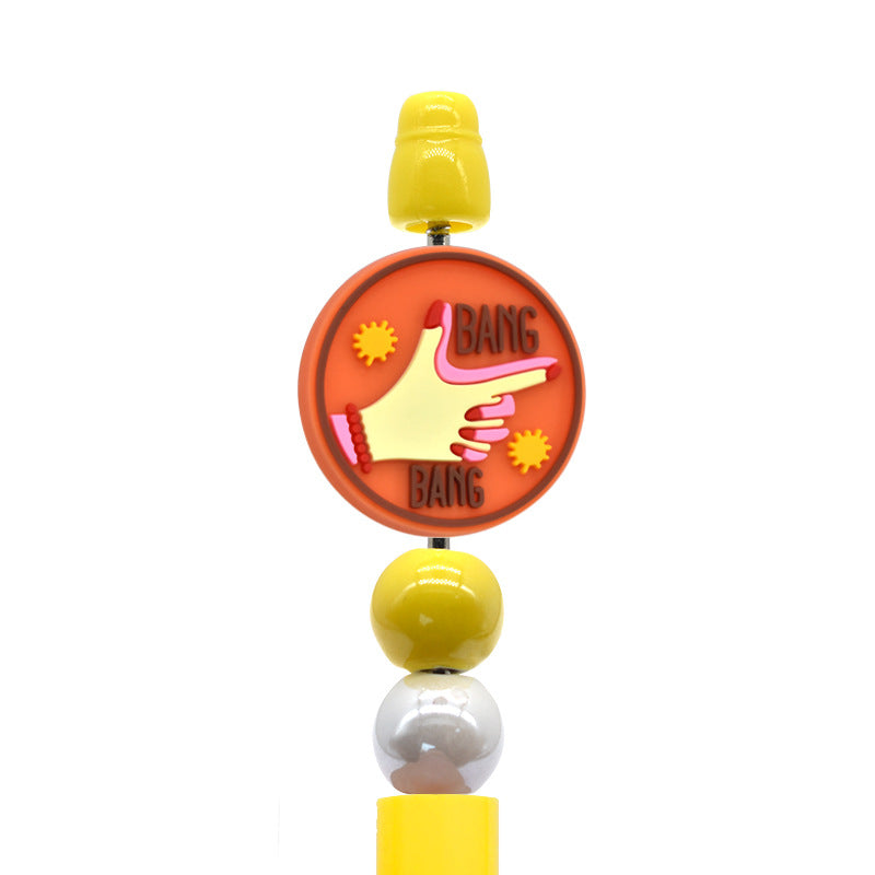 Wholesale Random  100pcs/pack Cartoon Love Mom Beads Focal Beads