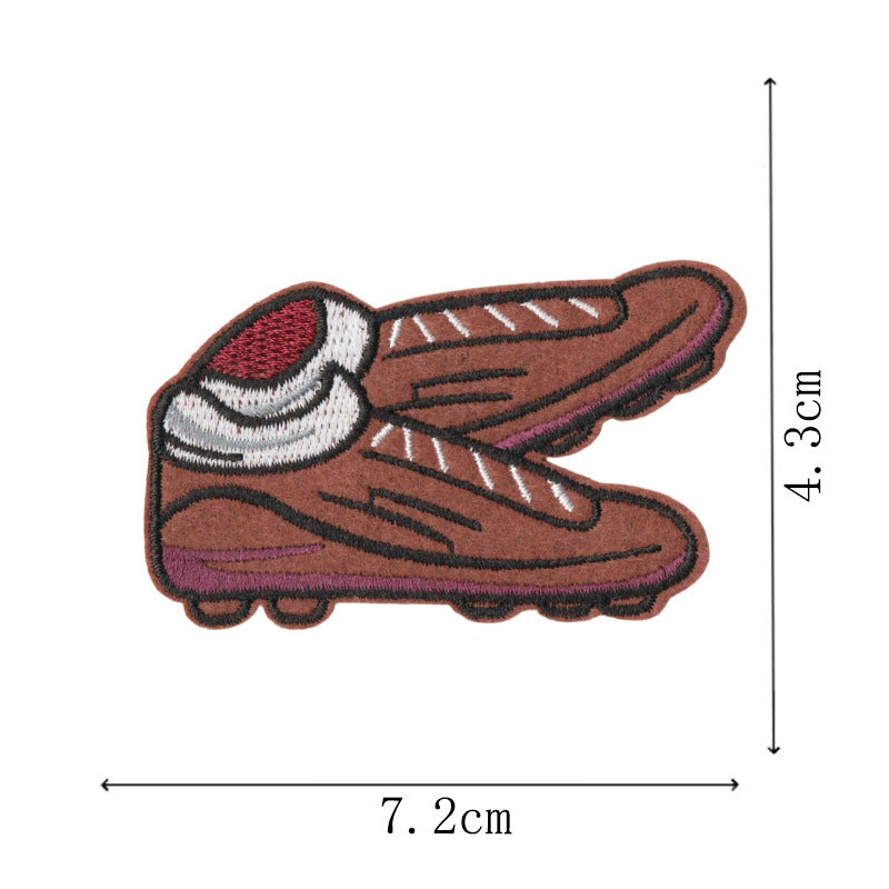 Wholesale Cartoon football embroidery DIY Patches