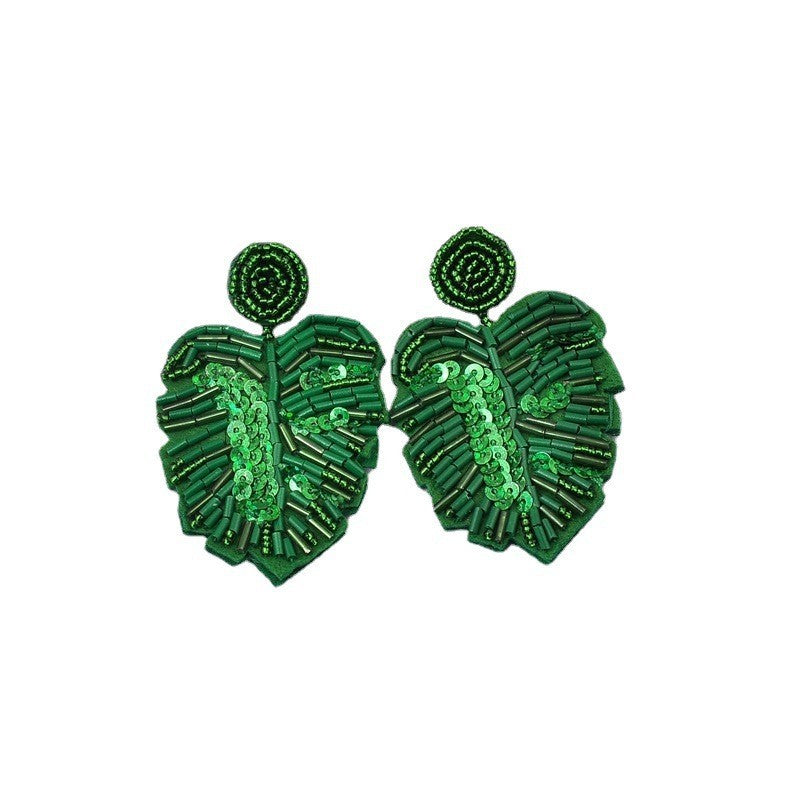 Wholesale Bohemian Handmade Woven Earrings