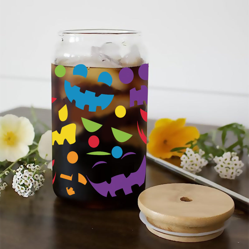 Wholesale Uv Transfer Sticker Glass Cup Crystal Label Crystal Sticker 16OZ UV DTF WRAPS