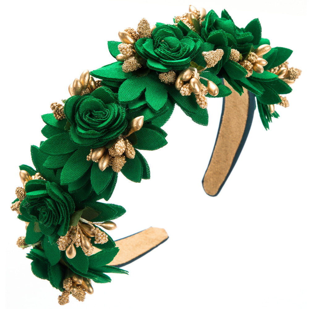 Wholesale Forest based simulation flower street photography headband