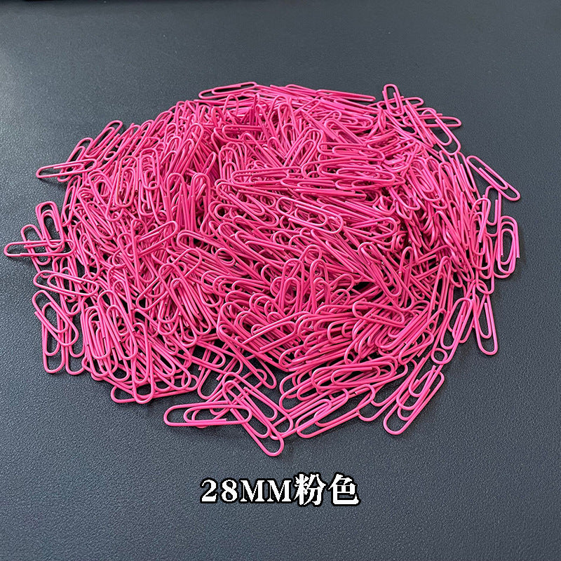 Wholesale Color paper clip 28mm paper clip 33mm folder folder 50mm multicolor 25mm color paper clip