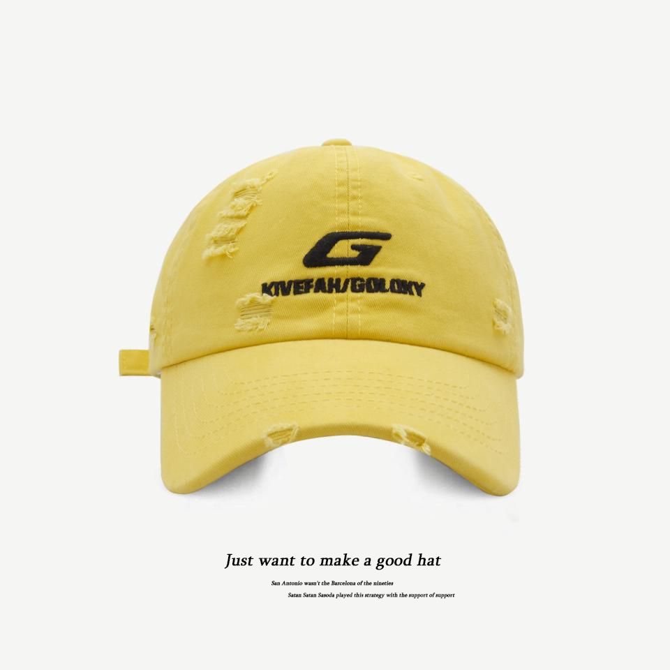 Wholesale Embroidered Hole G Letter All-match Baseball Cap