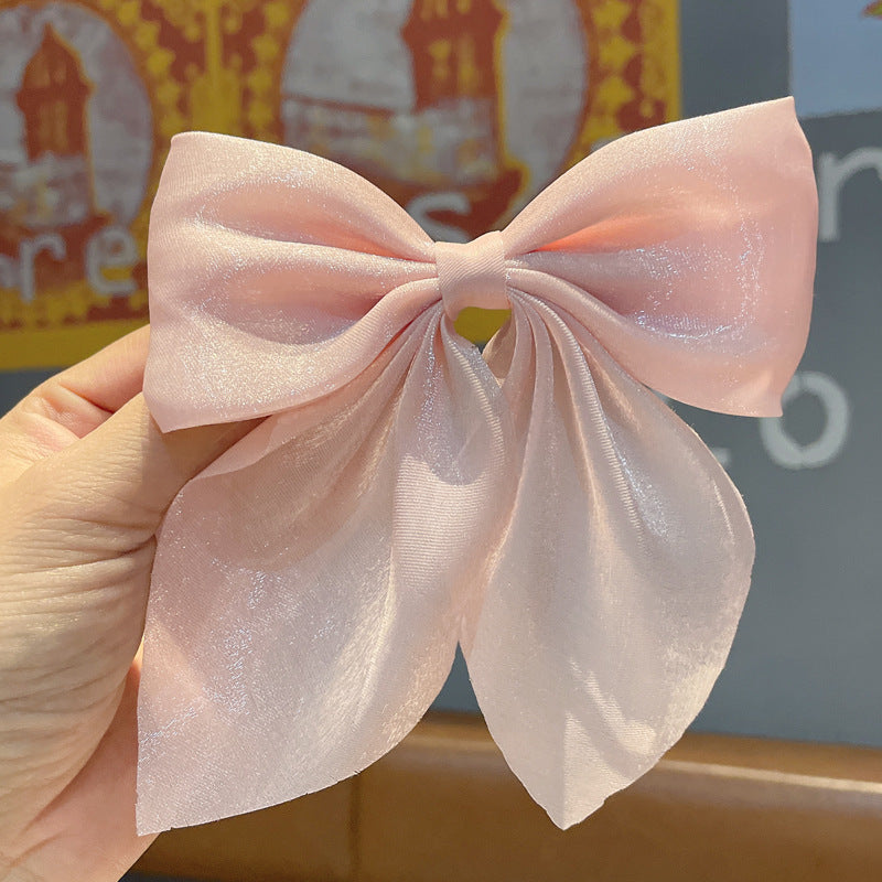 Wholesale Wholesale solid color temperament college style bow hairpin