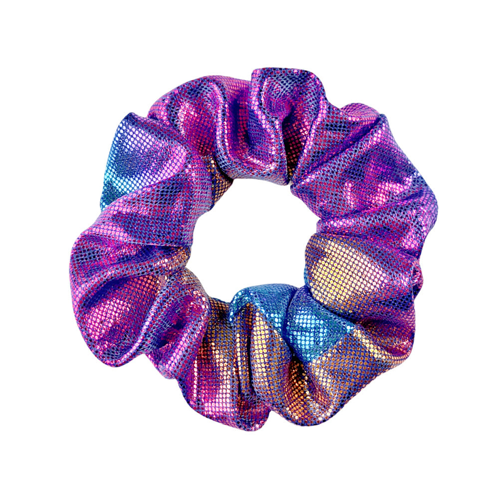 Wholesale laser bronzing large intestine gradient color plate hair rope horsetail large intestine ring