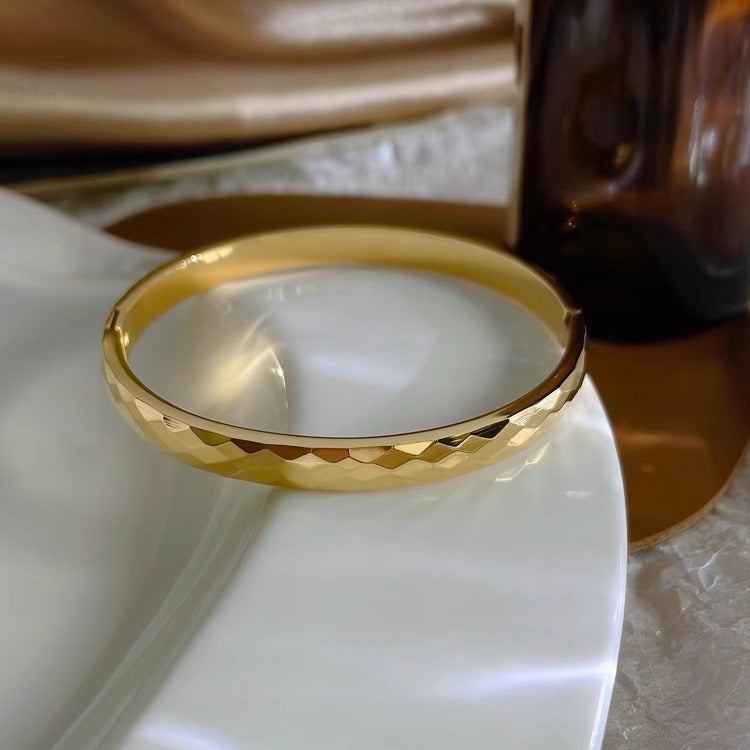 Wholesale Titanium Steel Diamond Buckle Bracelet