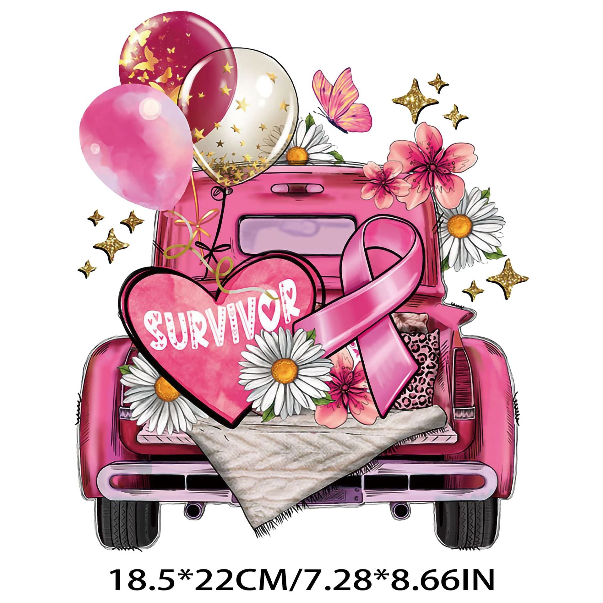 Wholesale Pink Valentine' s Day UV DTF Ready To Press Transfers Wraps