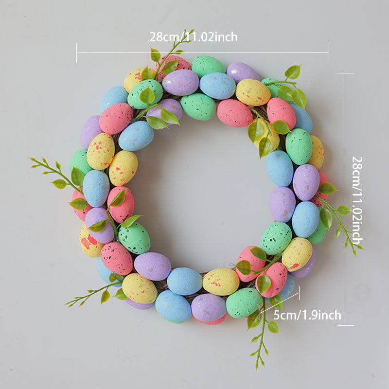Wholesale wholesale Easter Garland foam egg rabbit Garland decoration home decoration