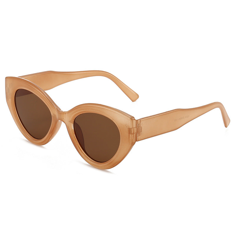 Wholesale PC Cat Eye Irregular Sunglasses